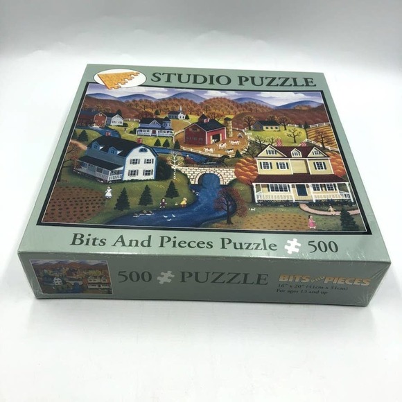 Bits and Pieces Studio Puzzle Set of 2 NIB - Picture 4 of 15